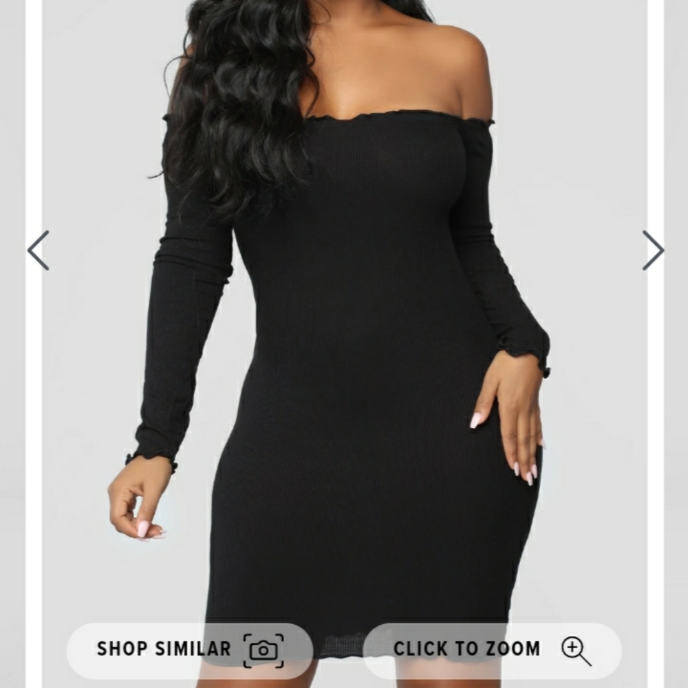 Off the shoulder dress
